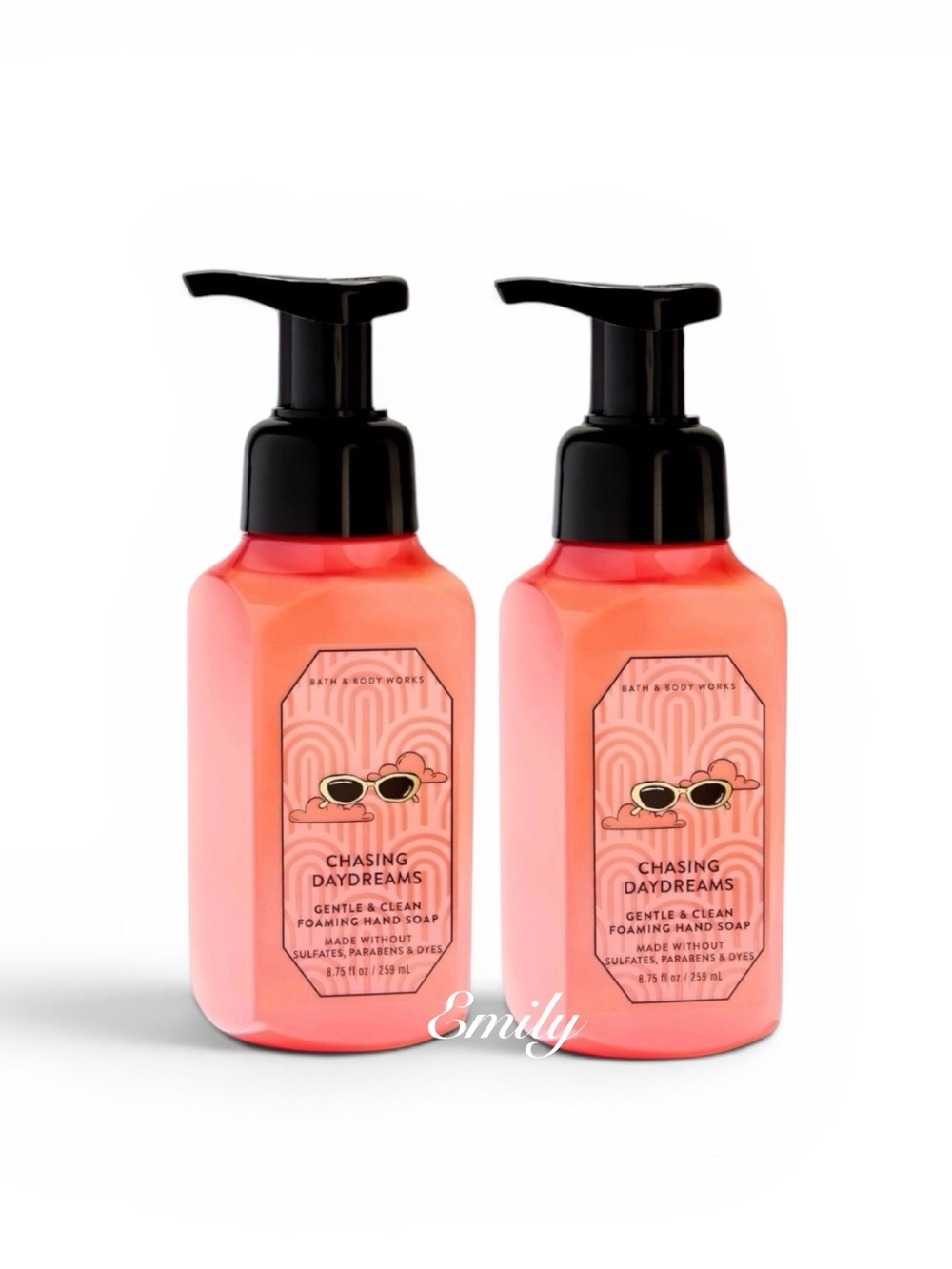 NEW 2-Pc Bath & Body Works CHASING DAYDREAMS Foaming Hand Soap 8.75 fl oz Set